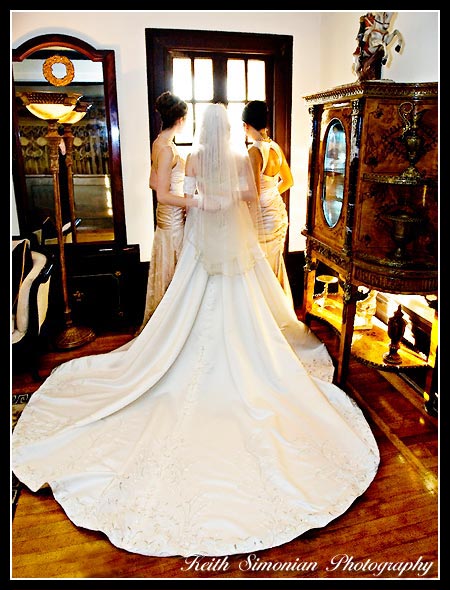 Grand Island Mansion wedding photo