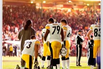 The lights go out on ESPN Monday Night Football