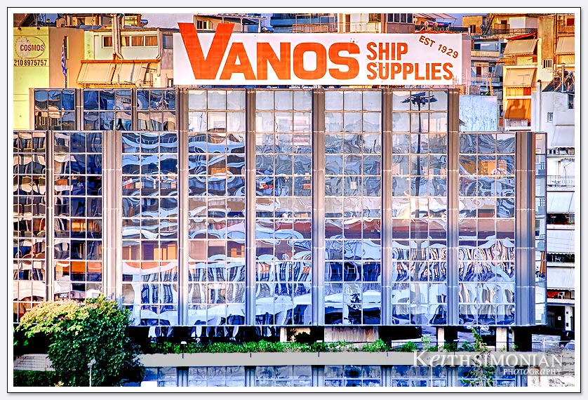 Vanos ship supplies in Piraeus Greece