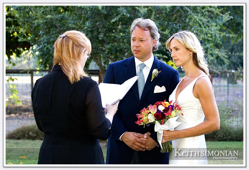 A Napa Valley get away makes a great location for a small wedding ceremony
