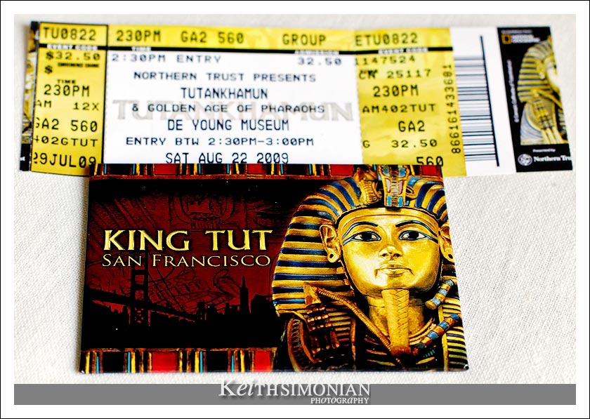 King tutankhamun exhibit at the de Young Museum in San Francisco - Golden Gate Park