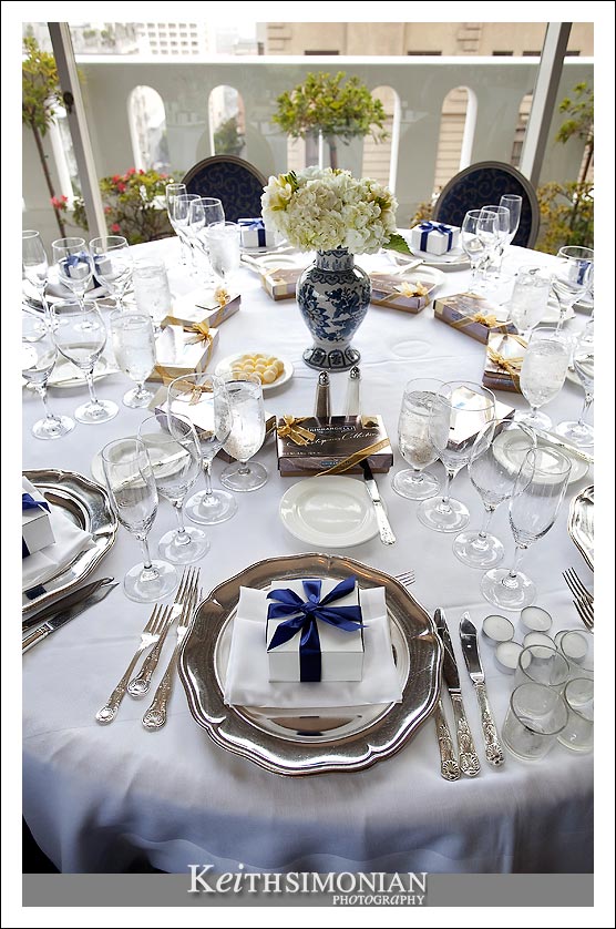 Place Setting with Ghirardeli chocolates for every guest