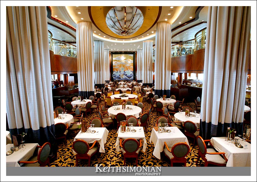 Cascades - The main dining room aboard Royal Carribbean's Radiance of the sea cruise ship