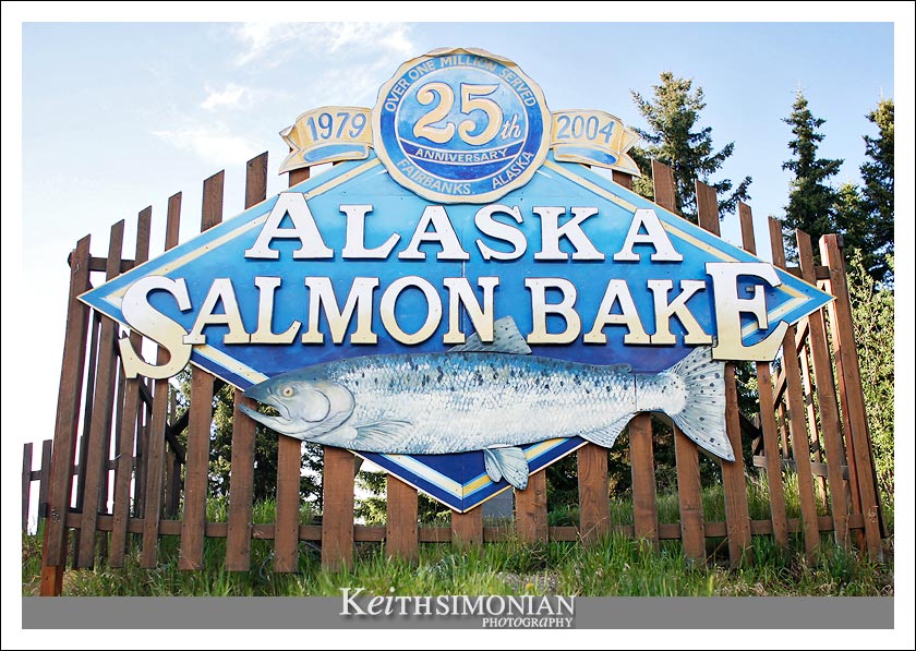 Alaska Salmon Bake - Fairbanks Alaska Alaska Salmon Bake - All you can eat - Now in it's 31st year - Fairbanks, Alaska