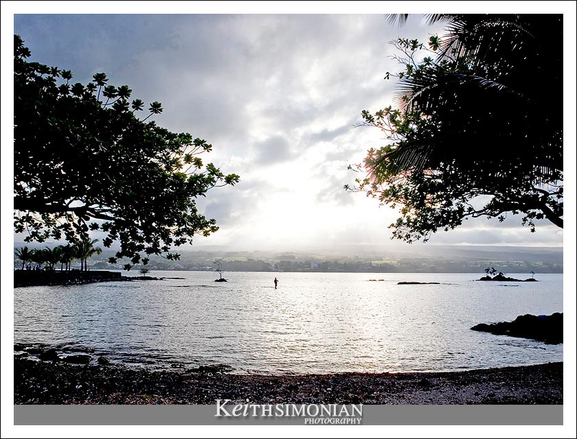 Fishing in the shallows - Kona, Hawaii