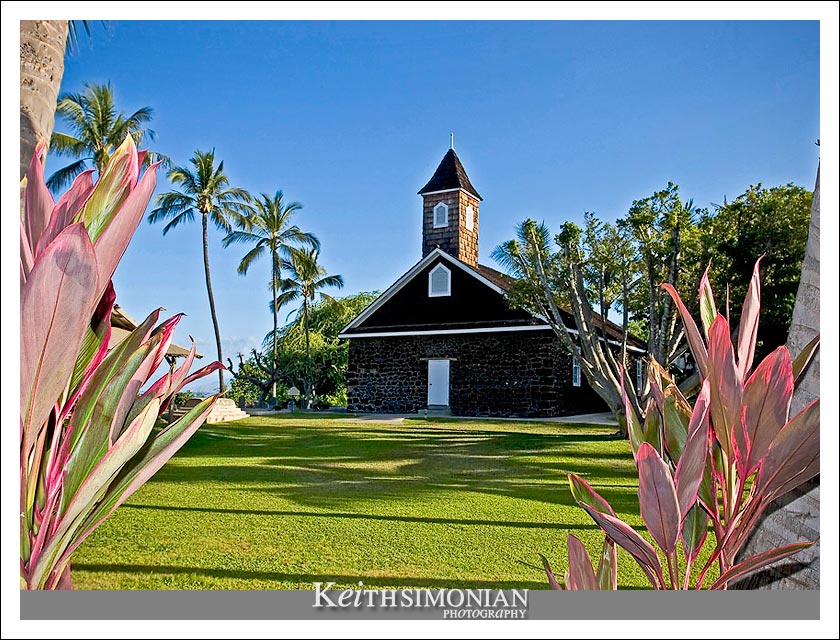 17-May-2005: Maui, Hawaii. An old church that still holds Sunday services.
