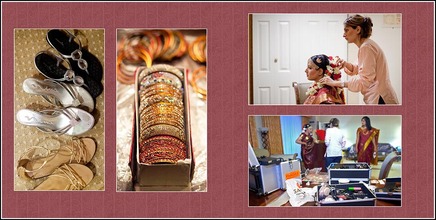 Gold jewelry to be worn by Bride during Indian wedding ceremony