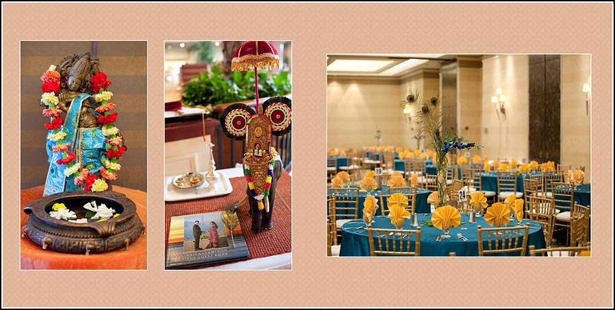 Table decoration photo from the Hilton Hotel in Fremont Newark, California