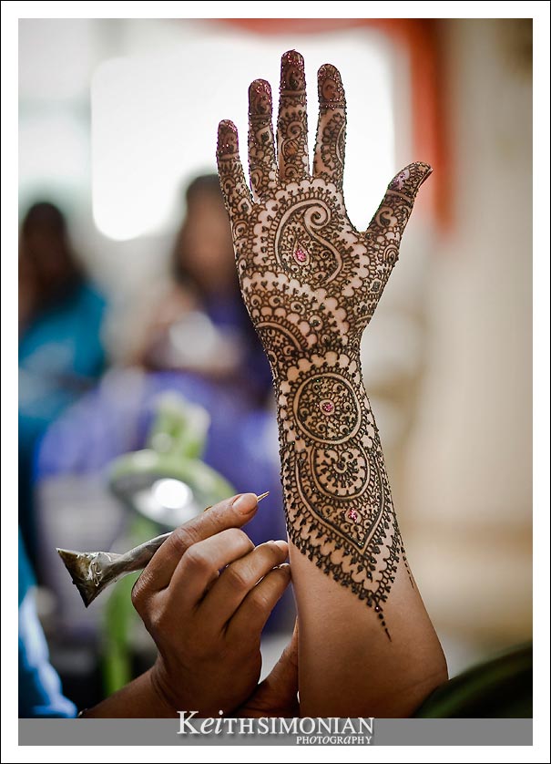 Henna application is a temporary form of skin decoration