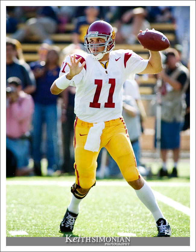 USC quarterback Matt Leinart - - CAL vs USC - September 27, 2003 Memorial Stadium - Berkeley, CA