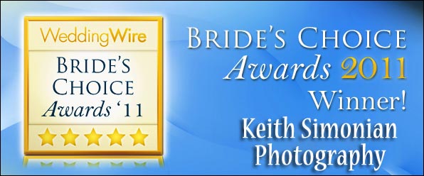 2011 Wedding Wire Bride's Award winner for wedding photography