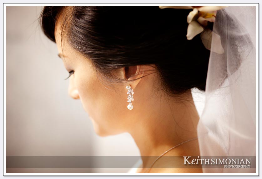 Bride's earring