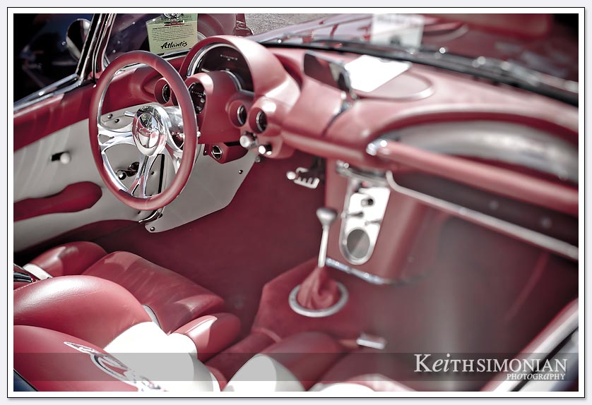 Hot-August-Nights-Reno-Neveda-09-Candy Apple Red corvette interior