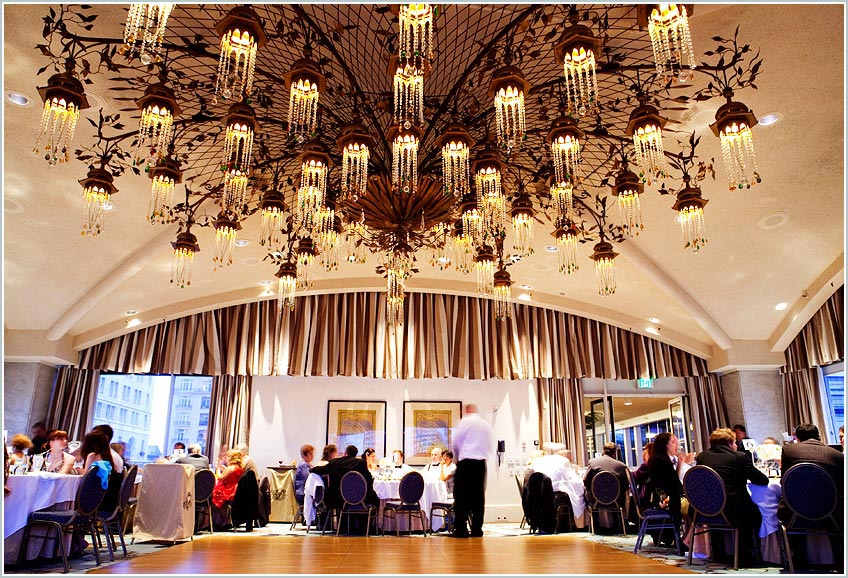 Four star excellence for wedding reception at Fairmont Hotel in San Francisco