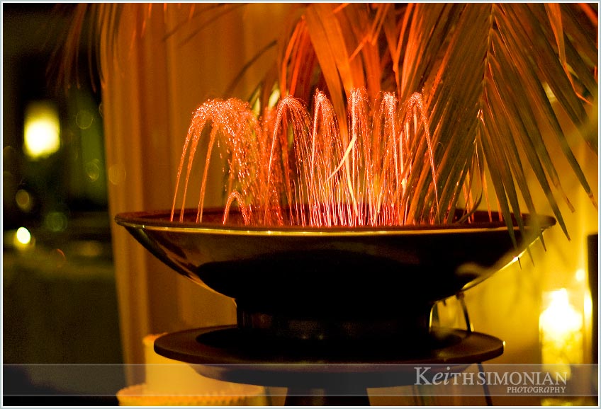 Water fountain - Canyon view Dining Hall - San Ramon, California