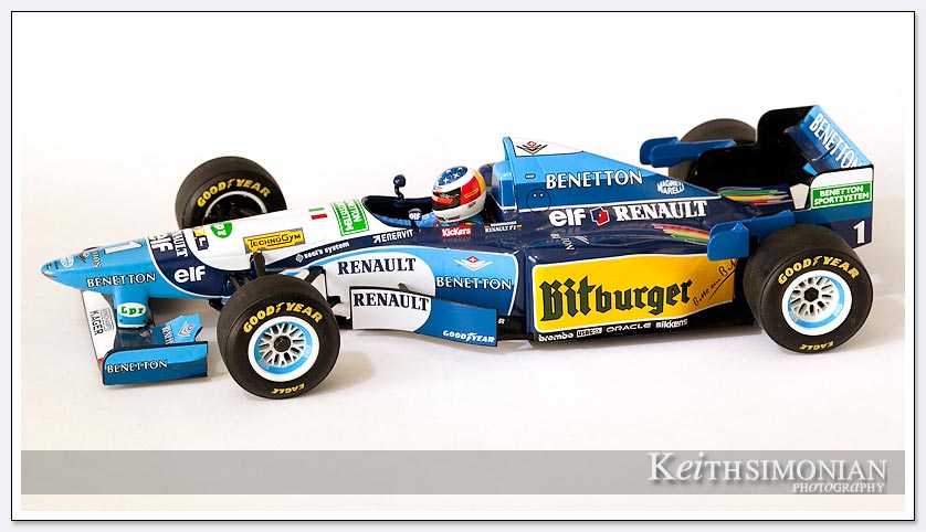 Photo of b195 Benetton with bitburger livery