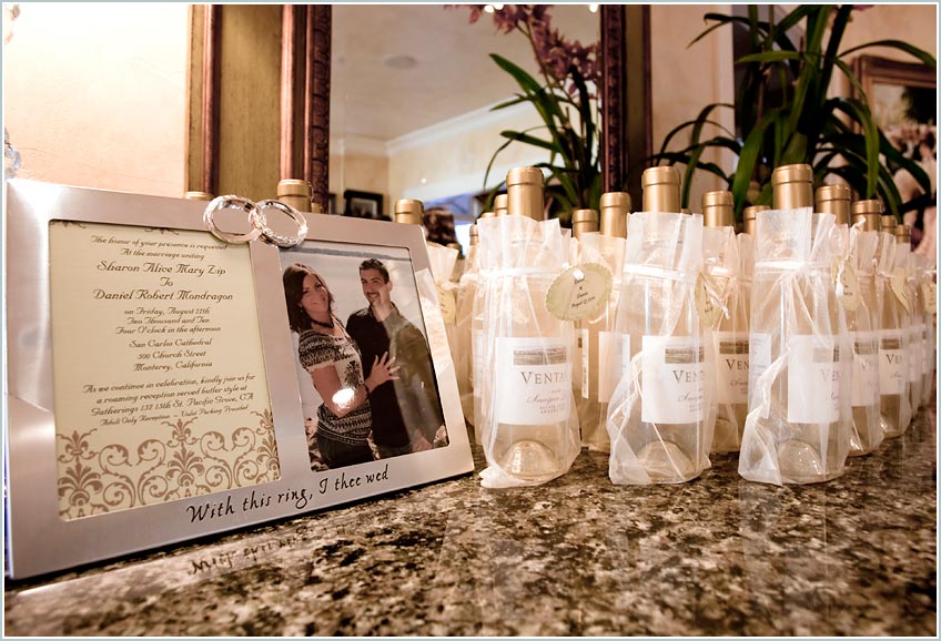 Message from bride and groom for guests at Gatherings