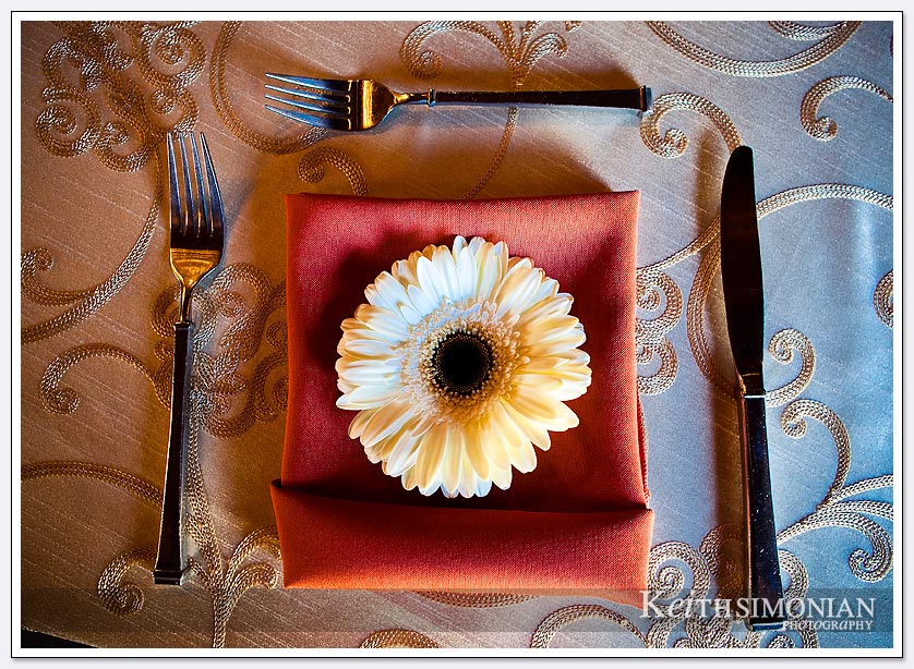 Mountain winery - table setting