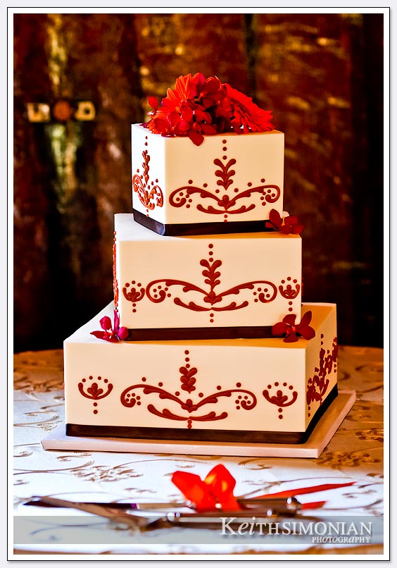 Mountain Winery wedding cake photo