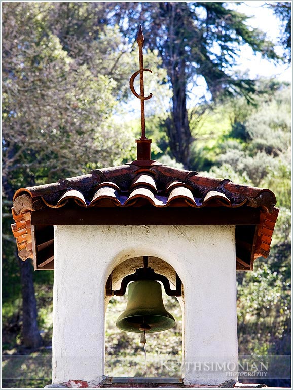 The bell tower is part of the historic landmark at Wente Vineyards
