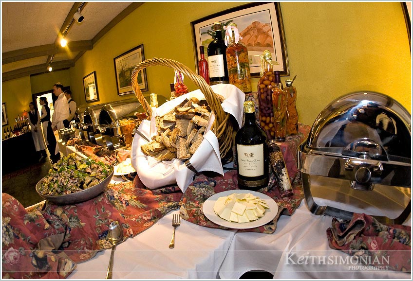 wedding reception food