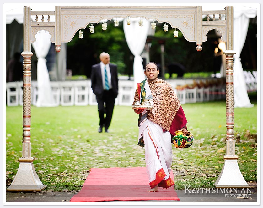 South Asian wedding ceremony at Palmdale Estates