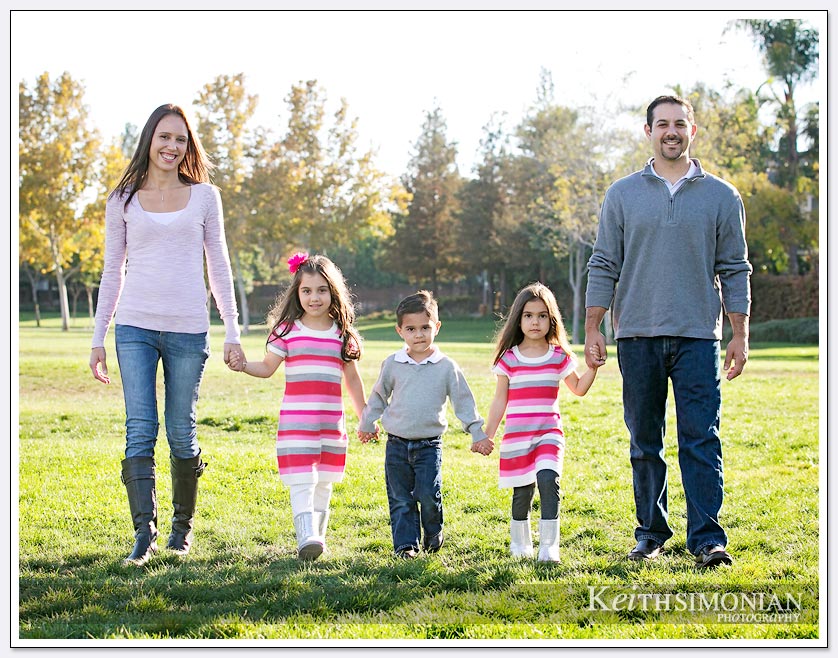 Fall family photos in the park