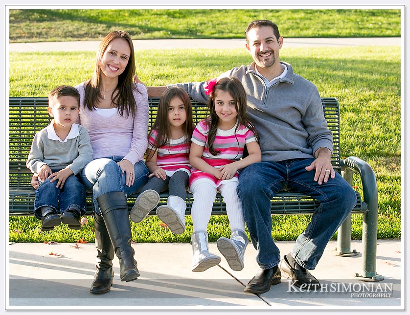 Fall family photos in the park