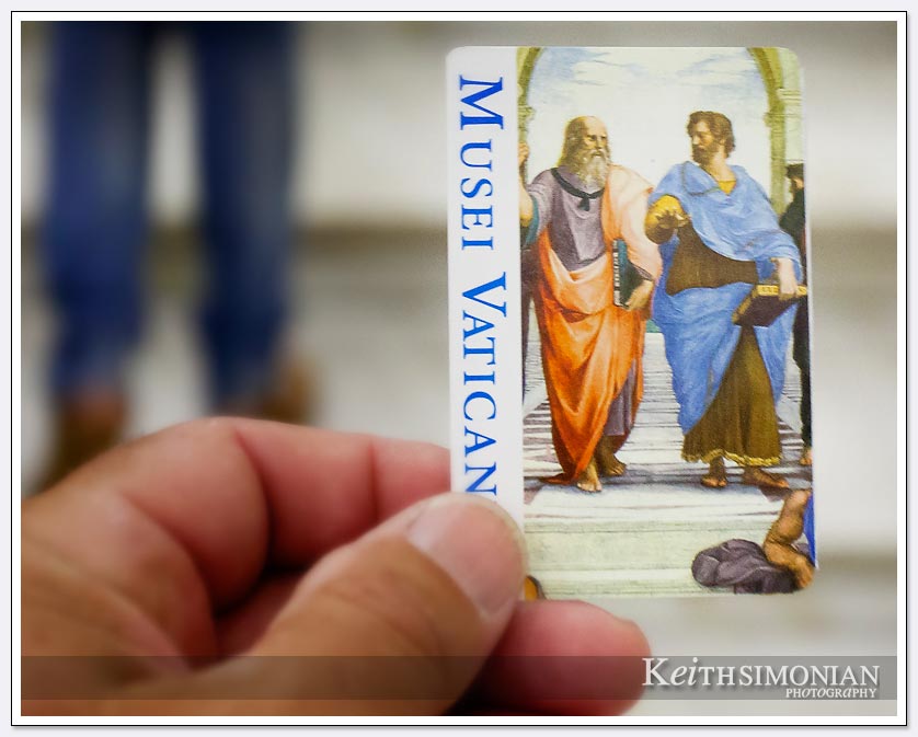 You have your ticket and now your are ready to view the Vatican museum