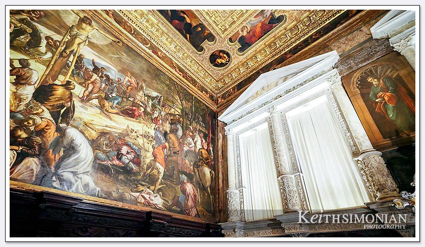 If you are going to paint, then do it big as in this Venice, Italy church.