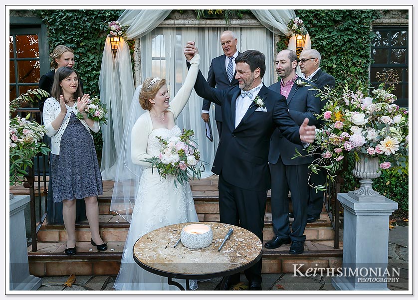Wedding Ceremony at the Kenwood Inn and Spa in the Sonoma Valley