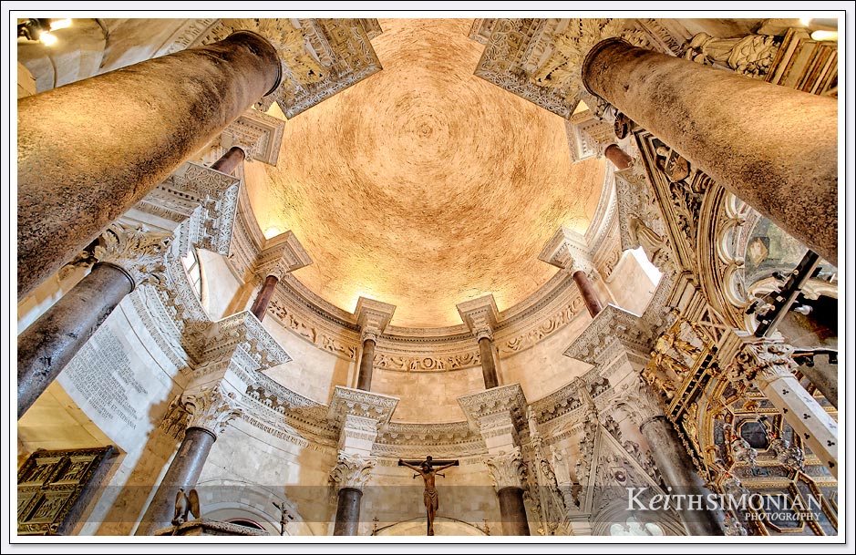The interior of the Cathedral of Saint Domnius Split, Croatia