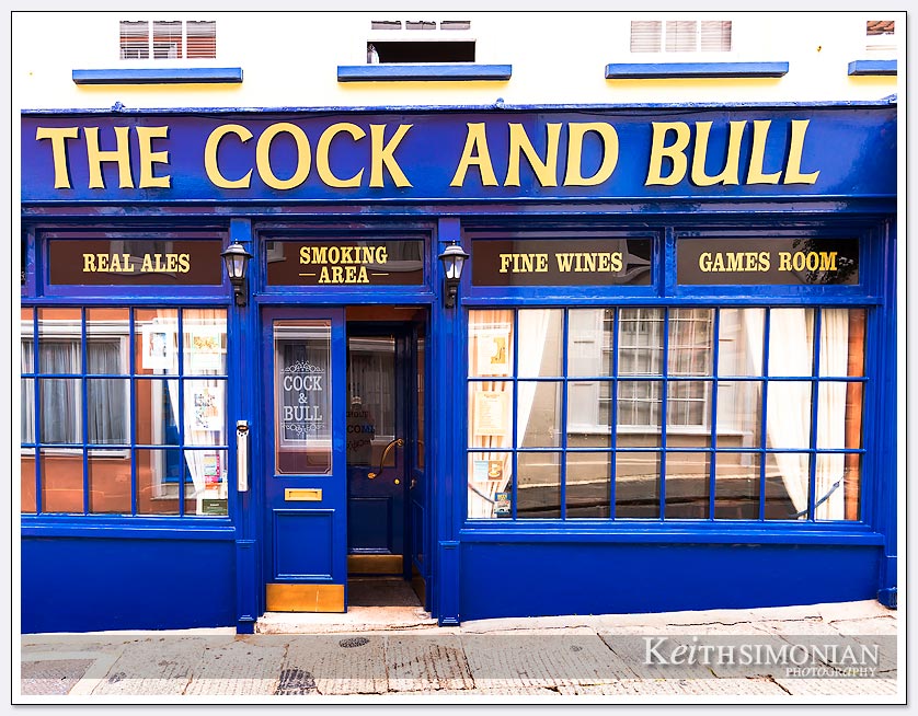 How could one pass by a place called the cock and bull and not take a photo?