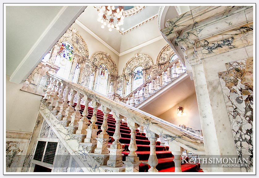 Interior stairs City Hall - Belfast Ireland