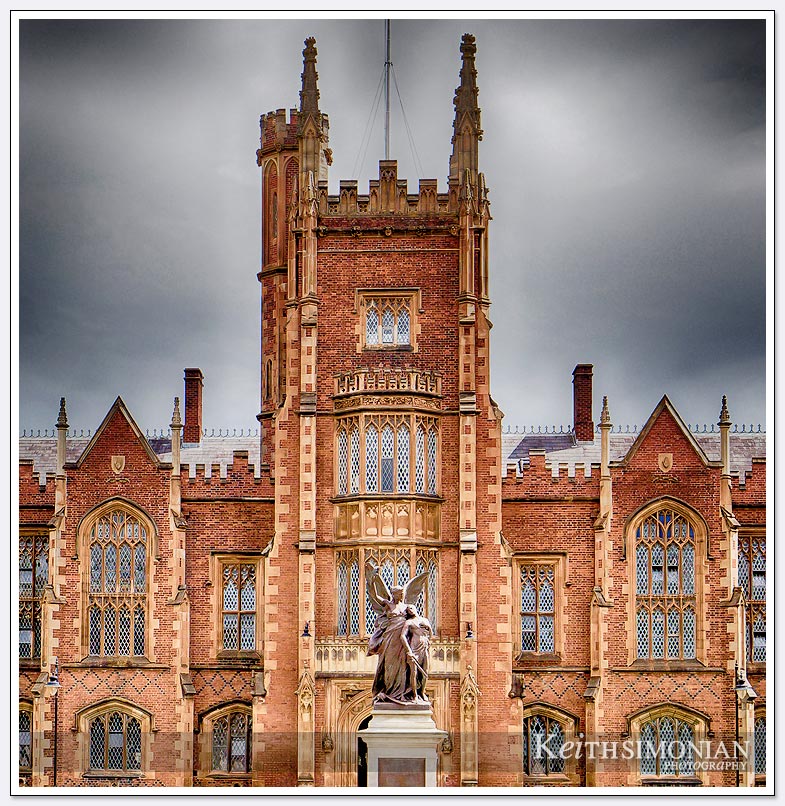 The Lanyon Building of Queen's University - Belfast Ireland