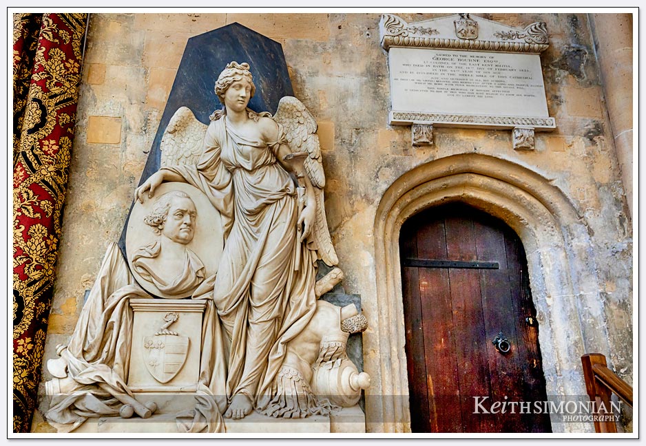 Memorial to Alexander Champion - Bath Abbey - Bath England