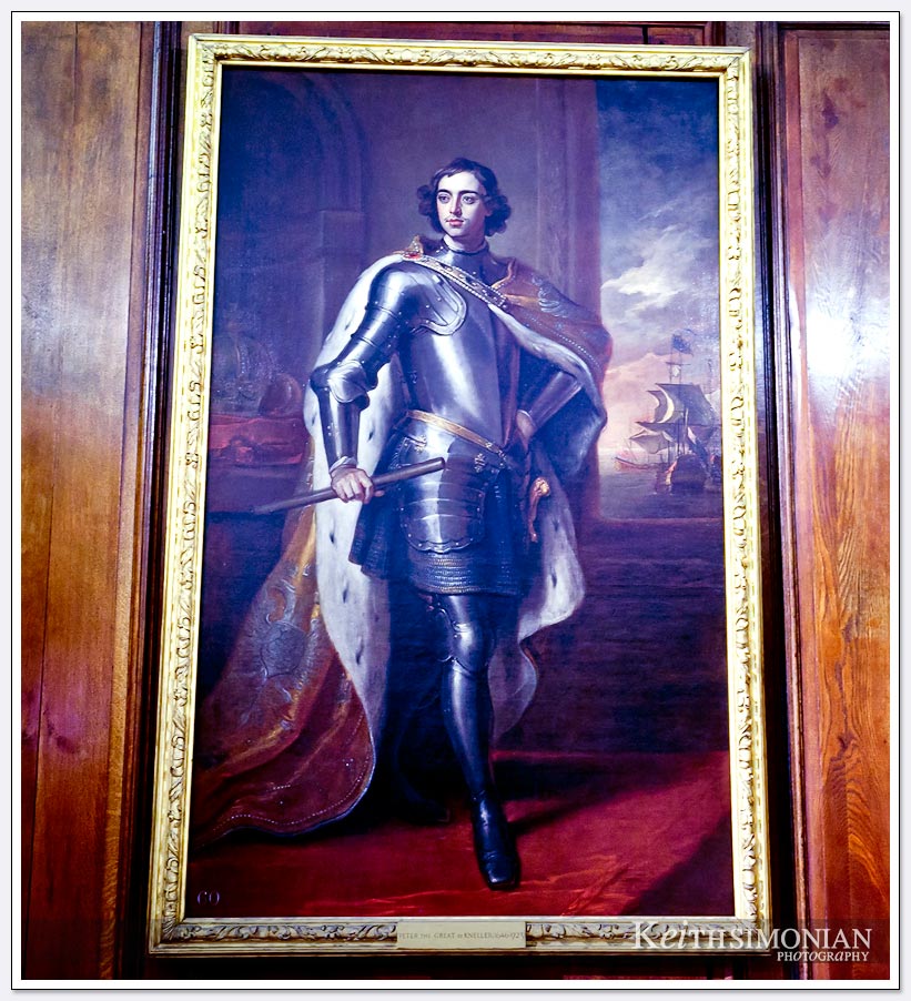 Large painting in Kensington Palace - London England