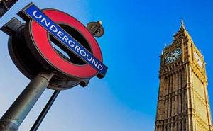 London England - Big Ben - the Underground
