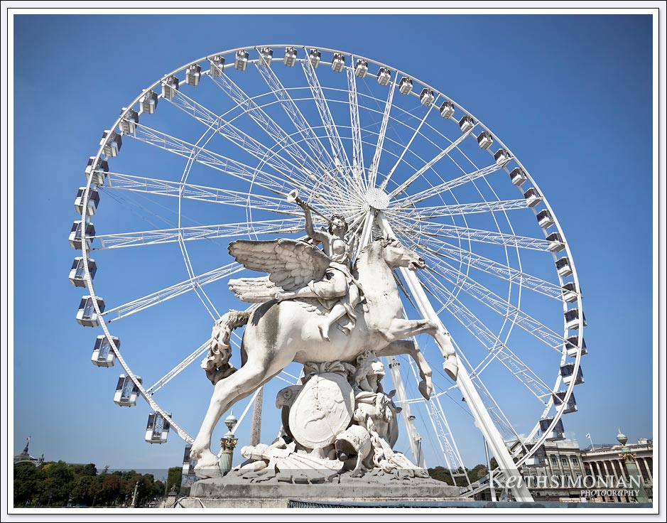 Roue de Paris on the Place de la Concorde - Paris France