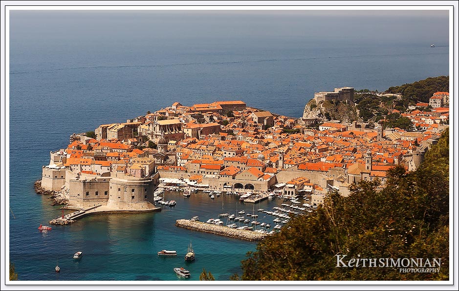 View of the Old Town portion of Dubrovnik, Croatia