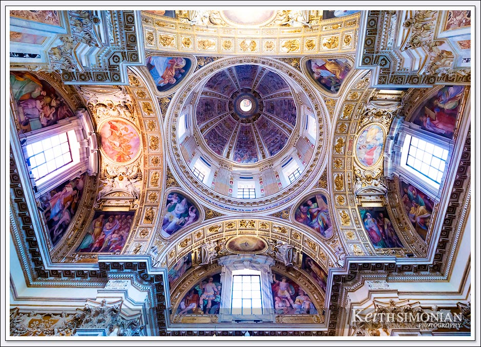 The dome of the Basilica Santa Maria Maggiore - Rome Italy