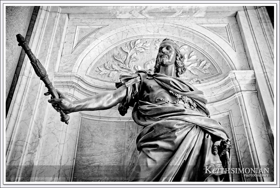 King Philip IV of Spain statue in Santa Maria Maggiore