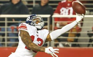 SF 49ers vs NY Giants –  Odell Beckham Jr. scores two touchdowns in Giants victory