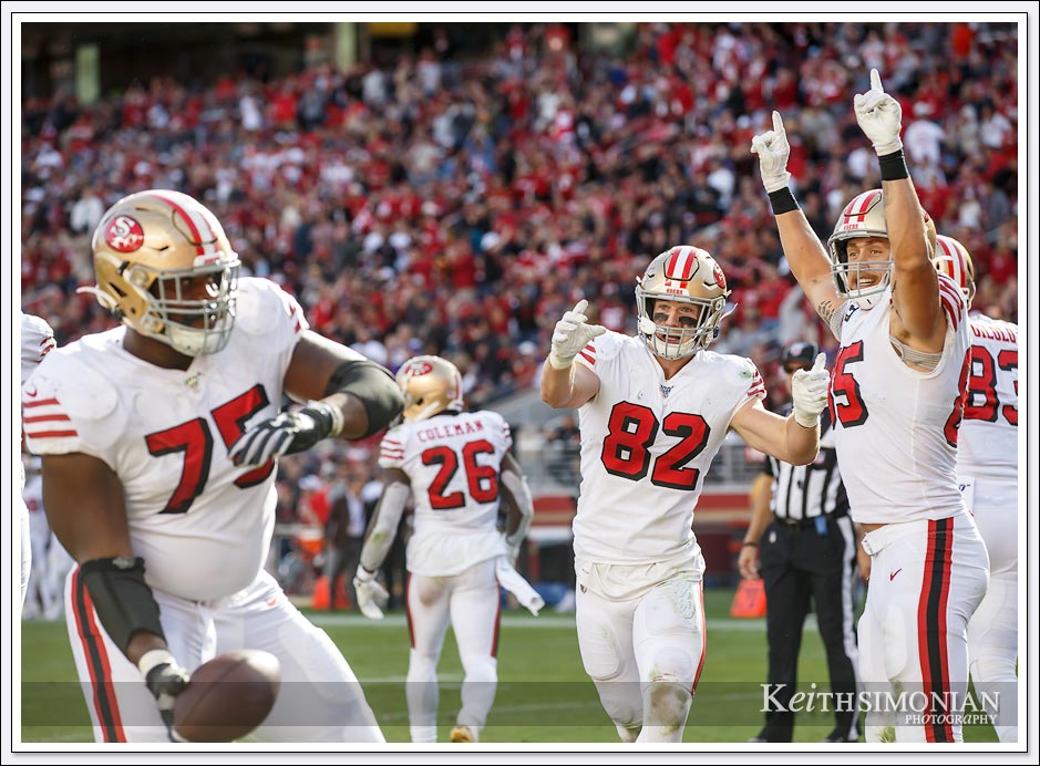 San Francisco 49ers touchdown celebration