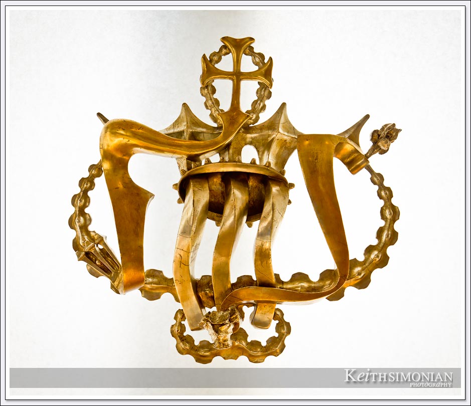 Crown jewel on display at the La Sagrada Familia - Barcelona, Spain