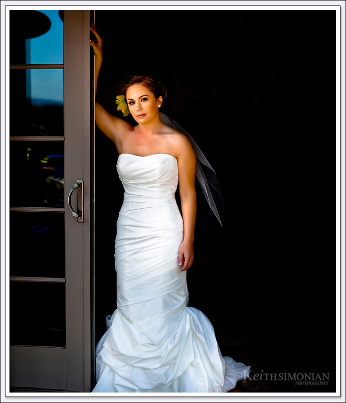 Having a photographer who knows how to use create light makes your bridal portraits special