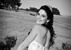 Black and White conversion of Bridal portrait and Oakhurst County Club - Clayton, California