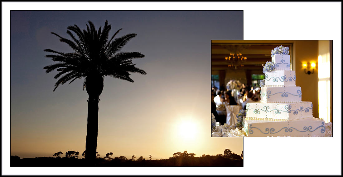 Sunset on the Pelican Hill Resort - Wedding Reception