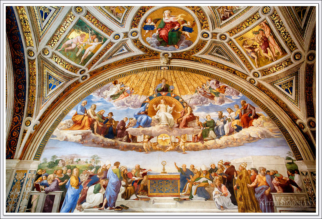 Vatican museum - Rome Italy - Raphael Rooms