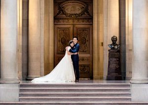 Bride and Groom - San Francisco City Hall